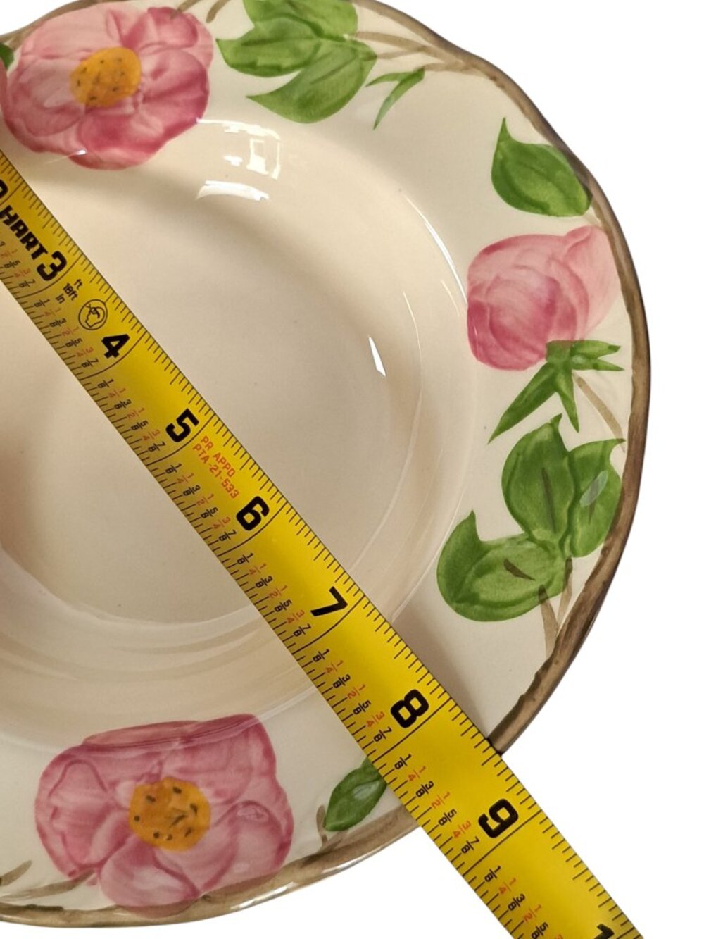 Franciscan Desert Rose Set of 2  8.5”Rimmed Soup Bowls Made in USA - Picture 6 of 9